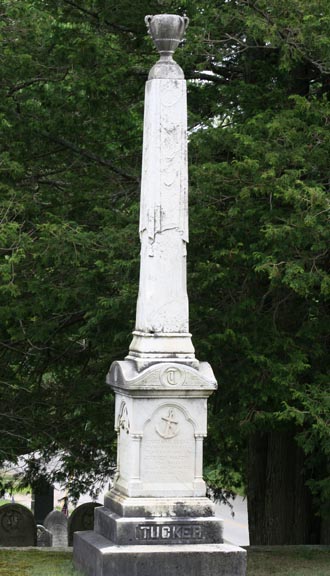 The TUCKER obelisk