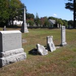 A newer headstone – 1901!