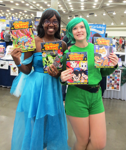 Even some Cosplayers bought a set of comics!